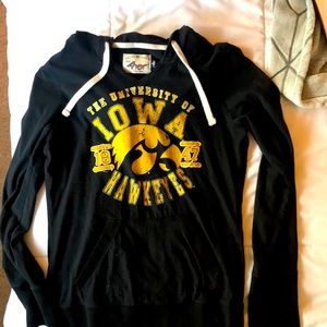 Iowa Hawkeye hooded sweatshirt